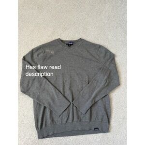 Patagonia Crewneck *flaw* Sweater Men's Medium Gray Long Sleeve Casual Pullover